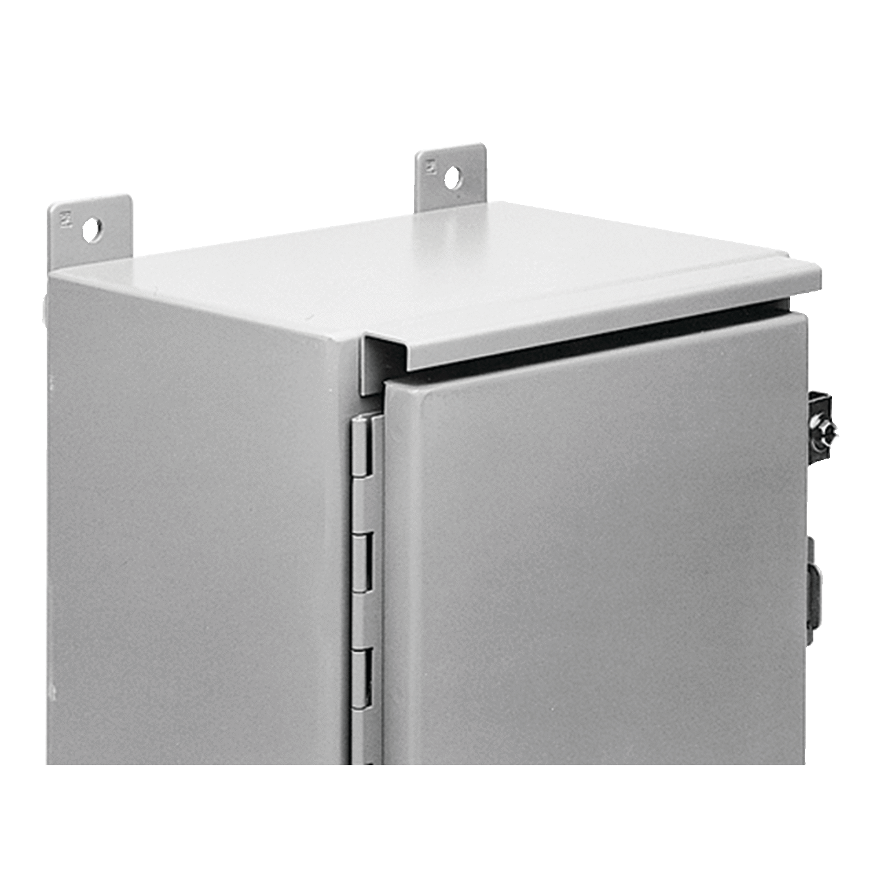 Drip Shield Kit for Two-Door Floor-Mount Enclosures, fits B=60.00, Gray, Steel