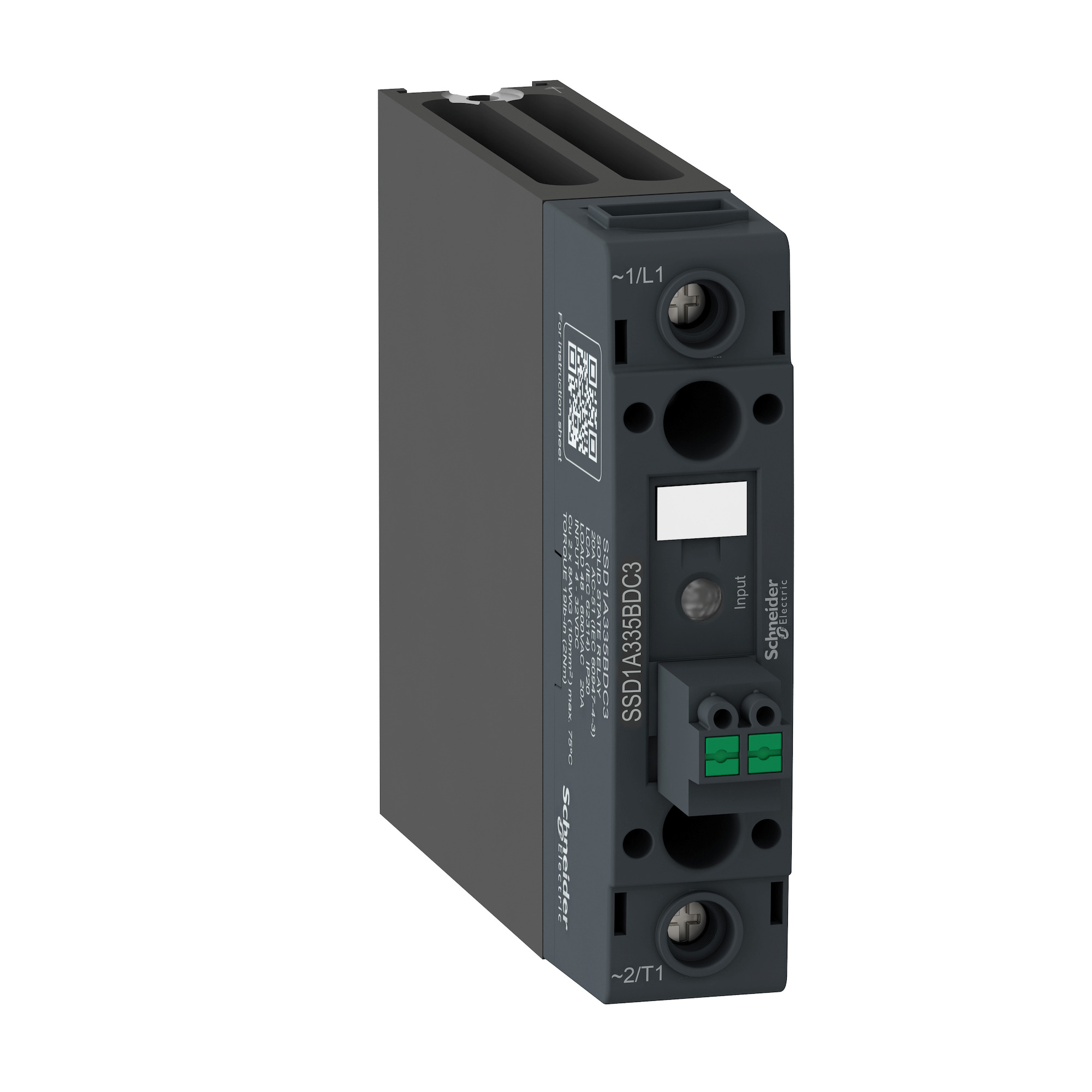 Harmony, Solid state relay, 20 A, DIN rail mount, random switching, input 4...32 V DC,  output 48...600 V AC