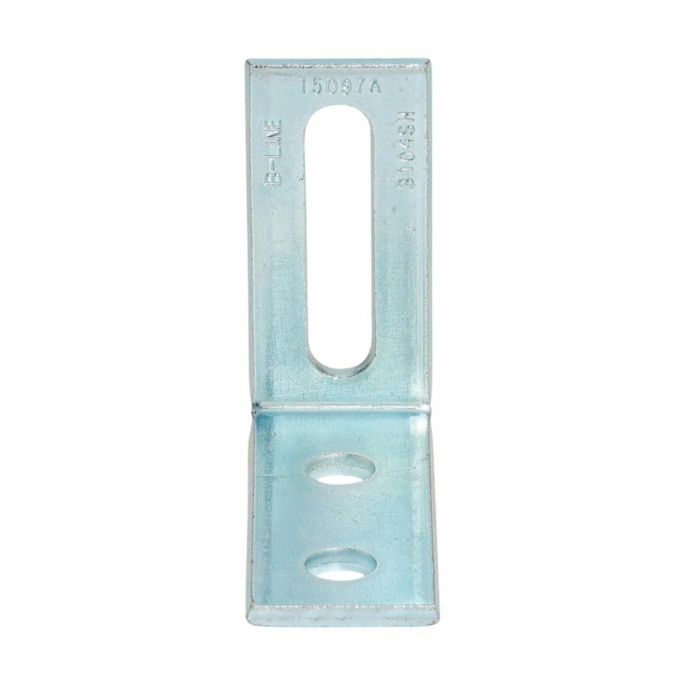 Eaton B-Line series corner angle, 4.12" H x 4.12" L x 1.62" W, Steel, Stainless steel type 304, Three hole adjustable corner angle, 90 deg