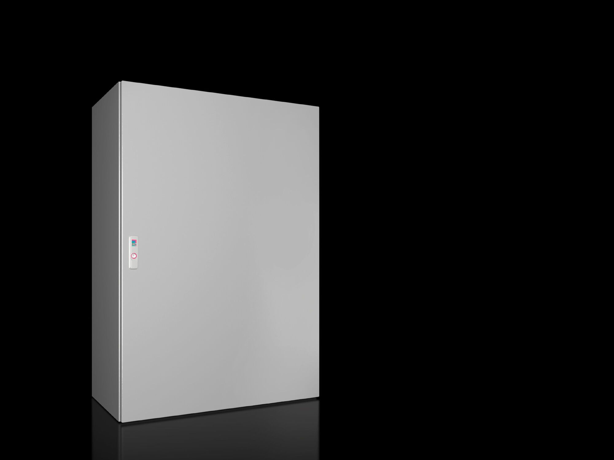 AX Compact enclosure, WHD: 800x1200x400 mm, carbon steel, with mounting plate, single-door, with 3-point lock system