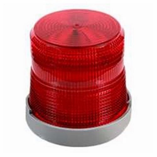 XTRA-Brite LED Dual-Mode Visual Indicator, Red, 120V AC, 0.108A