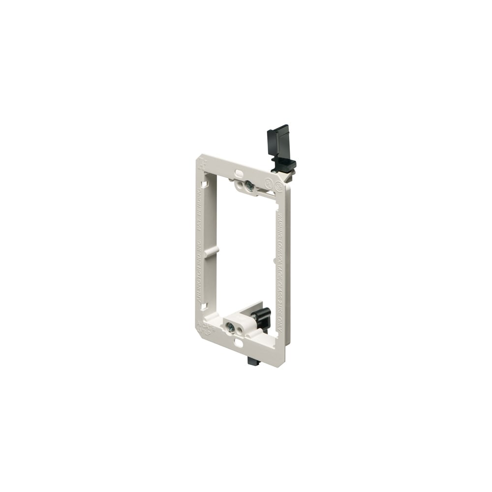 Low Voltage mounting bracket, two gang for installation on existing construction for class 2 wiring only. Low Profile. Low Profile.