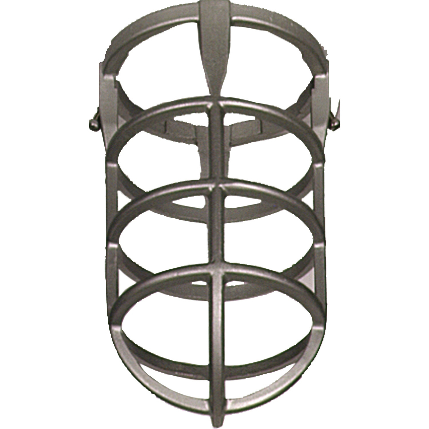 Clamp-On Guard, Length 6-41/64 Inches, Width 4-1/16 Inches, Plated Steel, For use with Vaportight Caps and Globes, 100 Watt Maximum