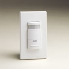 Decora Passive Infrared Wall Switch Occupancy Sensor, 180 Degree, 2100 sq. ft. Coverage, Self-Adjusting, White