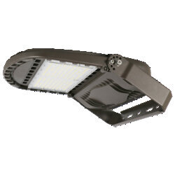 OBSA/S300UNHD840/T5/B AREAFLD 2A, 240 watts, 120 277V, 0 10V Dim, 70+CRI, 4000K, T5 Distribution,7P NEMA Receptacle, bronze painted finish