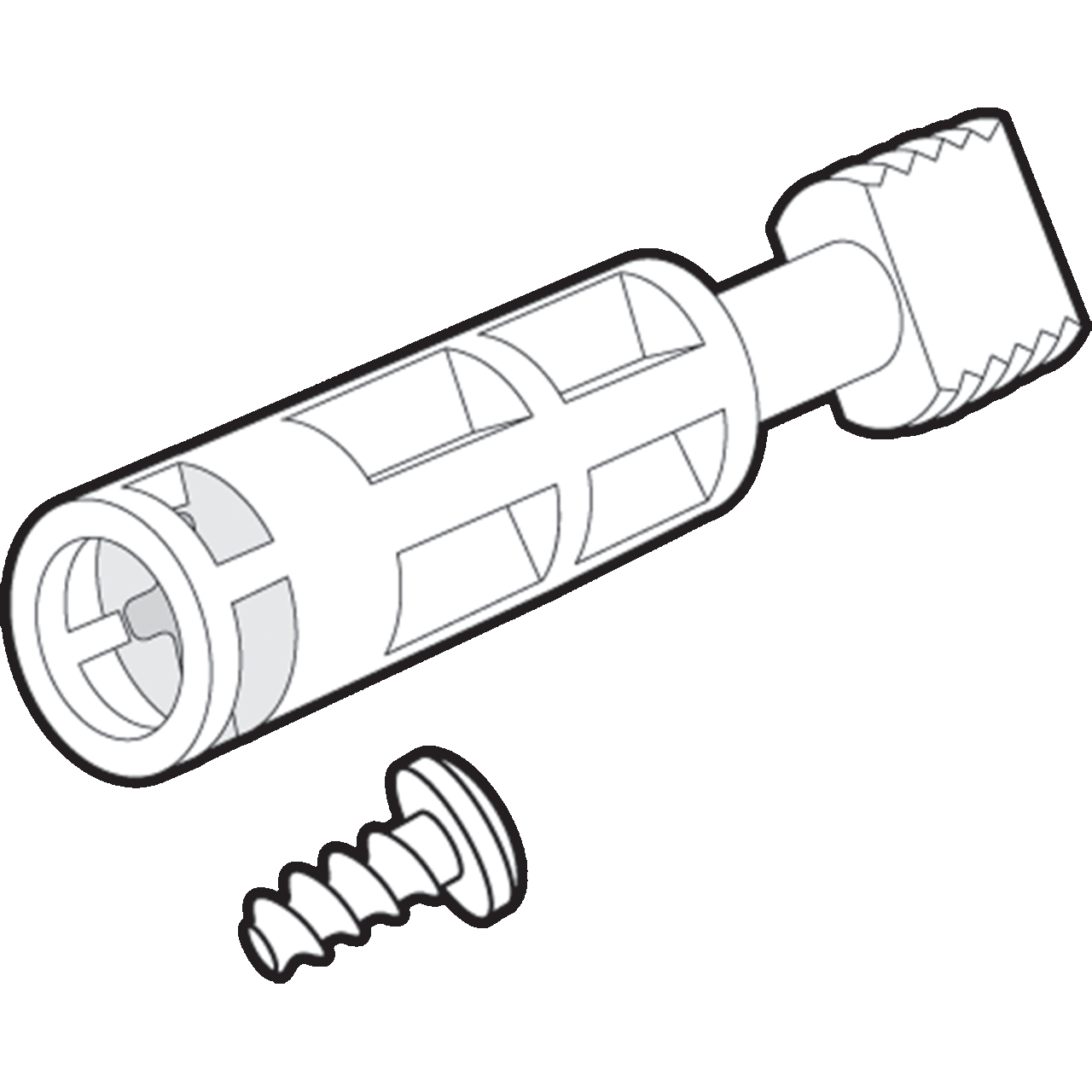 QLine I Hardware Kit, fits QLine I, Polished, Stainless Steel 304
