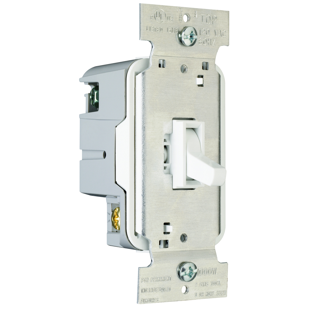 Toggle Dimmer 1000watt 1pole White