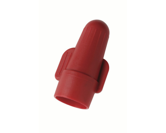 Buchanan, Wire Connector, B-Twist, BT2, Conductor Range: 18 - 8 AWG, 2/18 AWG Min, 2/8 AWG MAX, Number Of Conductors: 1 to 6, Material: Flame-retardant Polypropelene, Color: Red, Voltage Rating: 600 V, Environmental Conditions: Tough, UL 94V-2 Flame-Retardant Shell Rated At 105 DEG C (221 DEG F), Model Number: BT2
