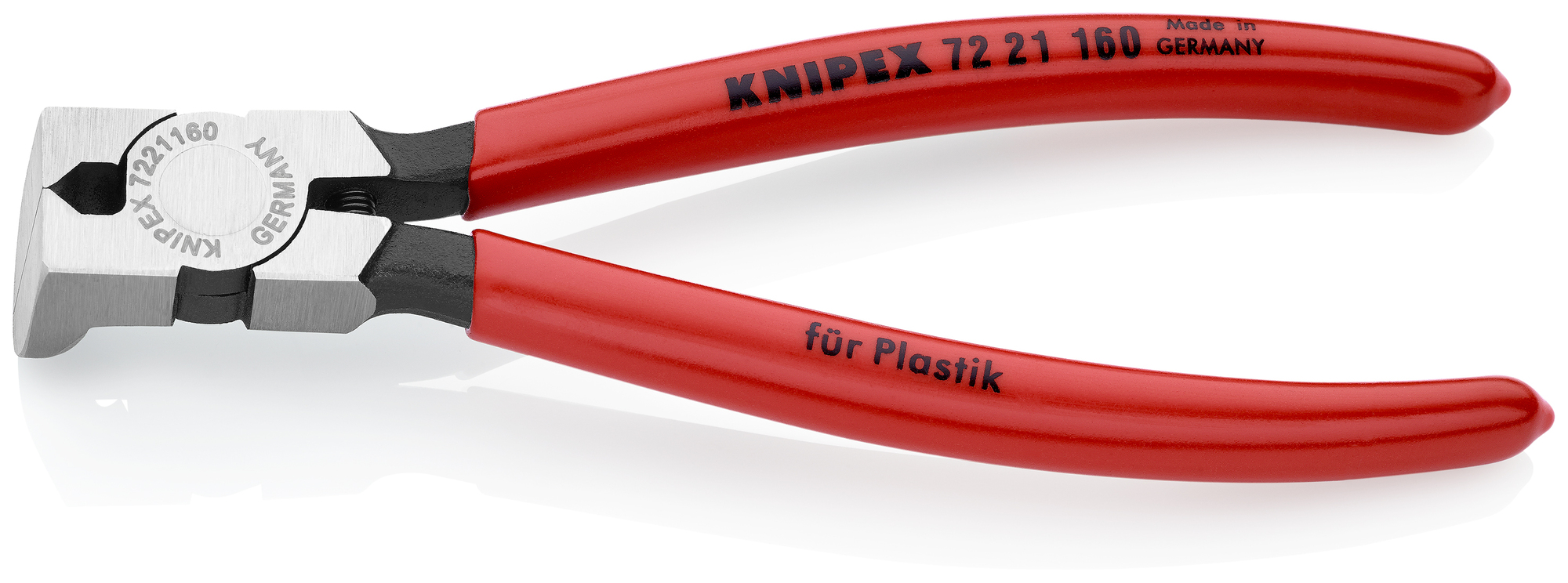 Diagonal Pliers for Flush Cutting Plastics 85° Angled, 6 1/4 in., Plastic Coating