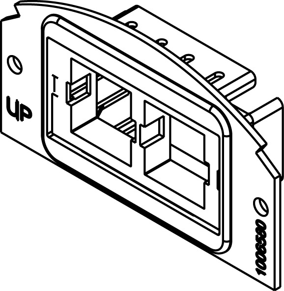 12 Gang 2A Communication Plate