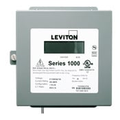 Series 1000 Dual Element Demand Meter, 120/208/240 V, 2P3W, Indoor Surface Mount Enclosure, Line to Line, 400:0.1A, Gray