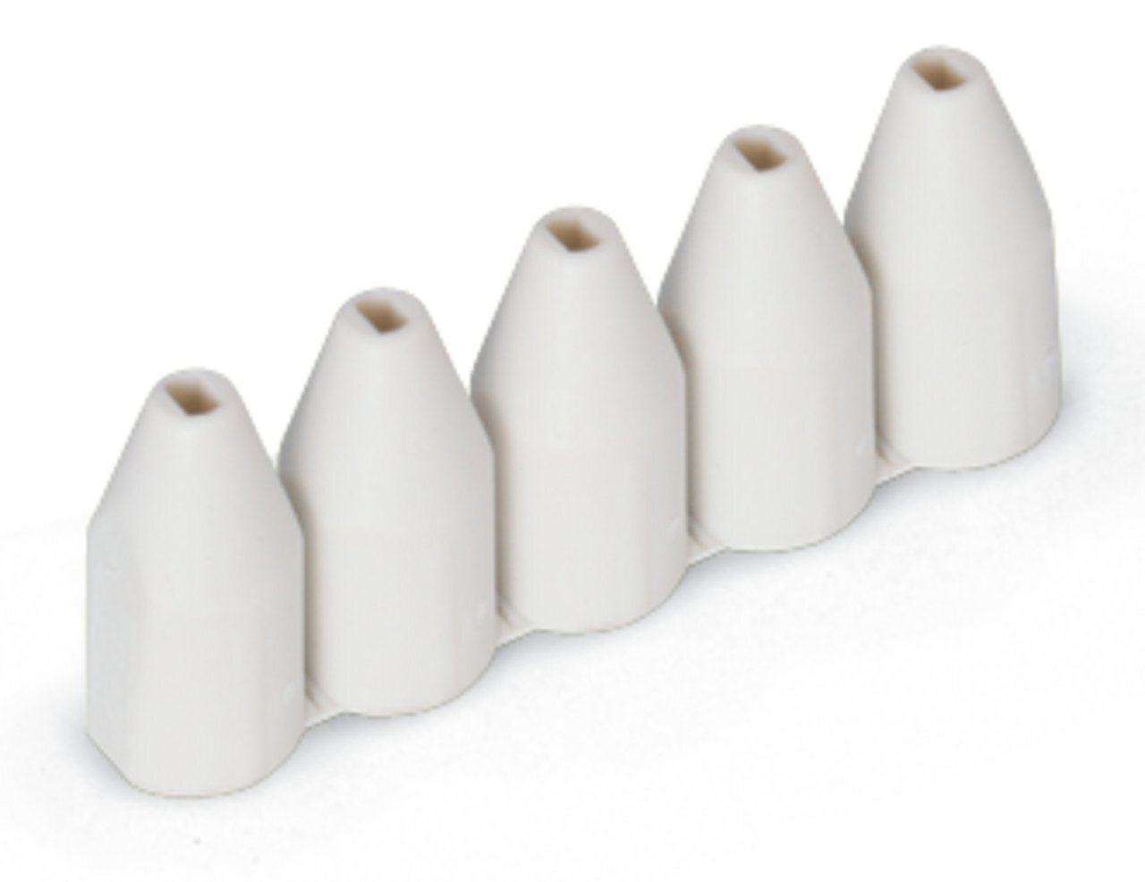 Insulation stop; 0.25 - 0.5 mm; 5 pieces/strip; light gray
