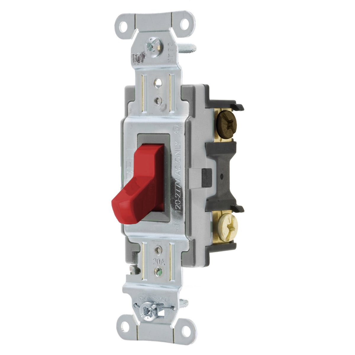 CSB320R 3-Way 2-Position Specification/Commercial Grade Standard Toggle Switch, 120 to 277 V AC, 20 A, 5540 W Power Rating, 2-Position Contact