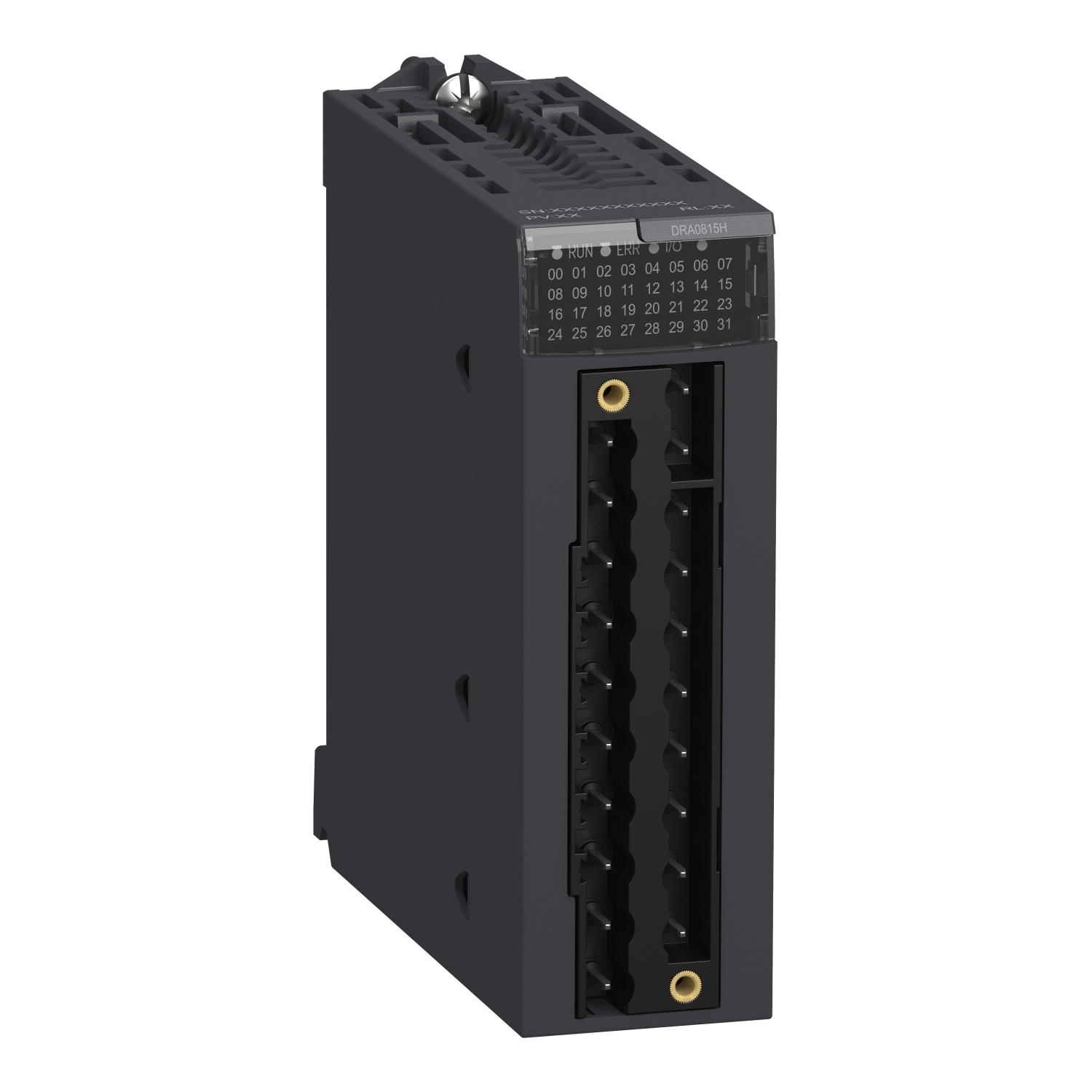 Discrete output module, Modicon X80, 8 NO relay outputs, 24 to 240V AC / 24 to 125V DC, for severe environments