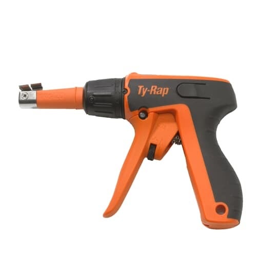 Ergonomic Hand Tool for Nylon Cable Ties 50-120 Pounds, 4.67mm (0.184 Inches) - 7.64mm (0.301 Inches) Cable Tie Widths