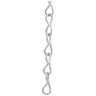 Chain, Jack, Trade Size #10-T, Working Load 43 Pounds, Zinc Plated Steel