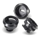Wiring Duct Universal Mounting Clip Black for Ty-Duct Greater than 1/5 Inches Wide, Polycarbonate