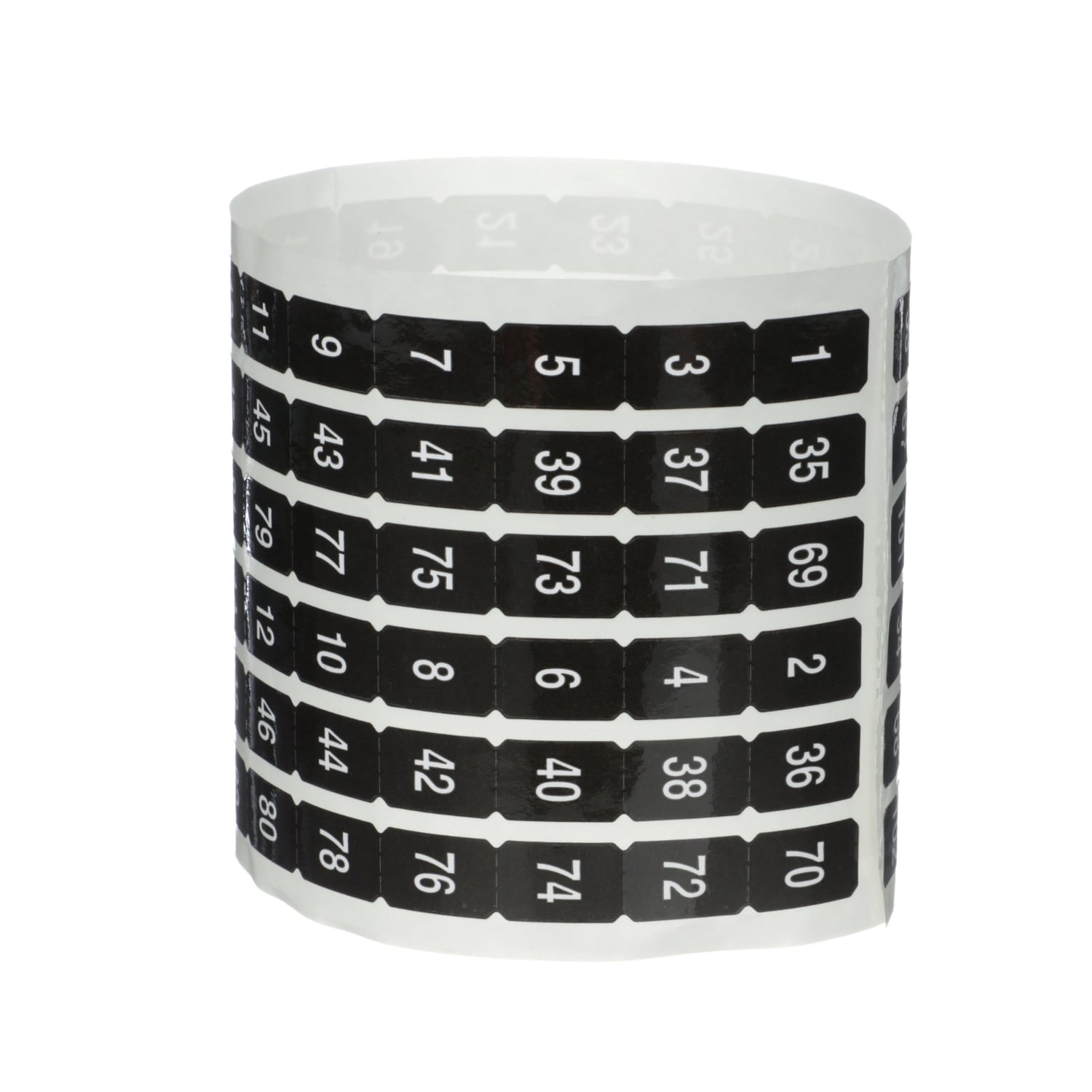 Panelboard accessory, NQ, number strips kit, 1-102, qty 1