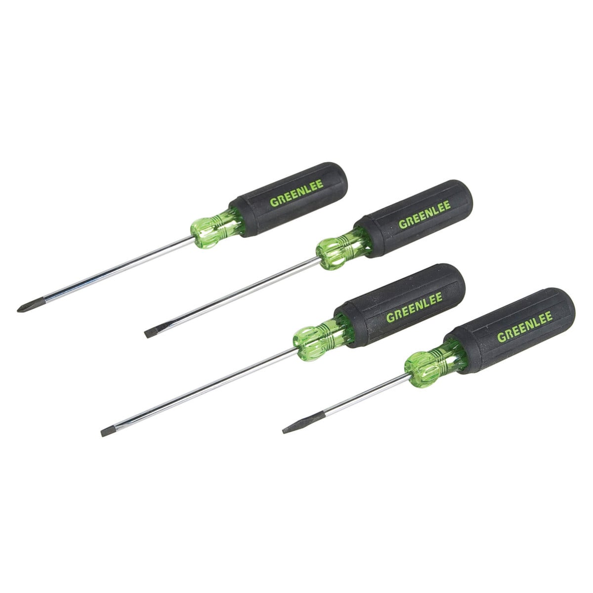 Precision machined tips for exact fastener fit.     Strong durable black phosphate tips to prevent chipping or plating.     Handle marked for easy identification of screwdriver size and type.     Soft, cushioned grip for extra comfort and no slipping.     Designed to meet ASME/ANSI specifications.     Lifetime limited warranty.     Note: This is not an insulated tool.