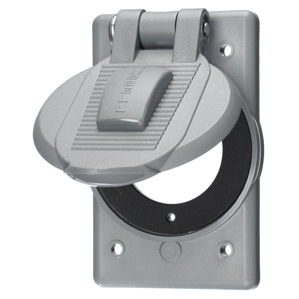 Twist-Lock Devices, Weatherproof Covers, 1-Gang, Accessories for 15 Amp  2 and 3 Wire Devices, 15A Nylon Flanged Receptacles and Inlets