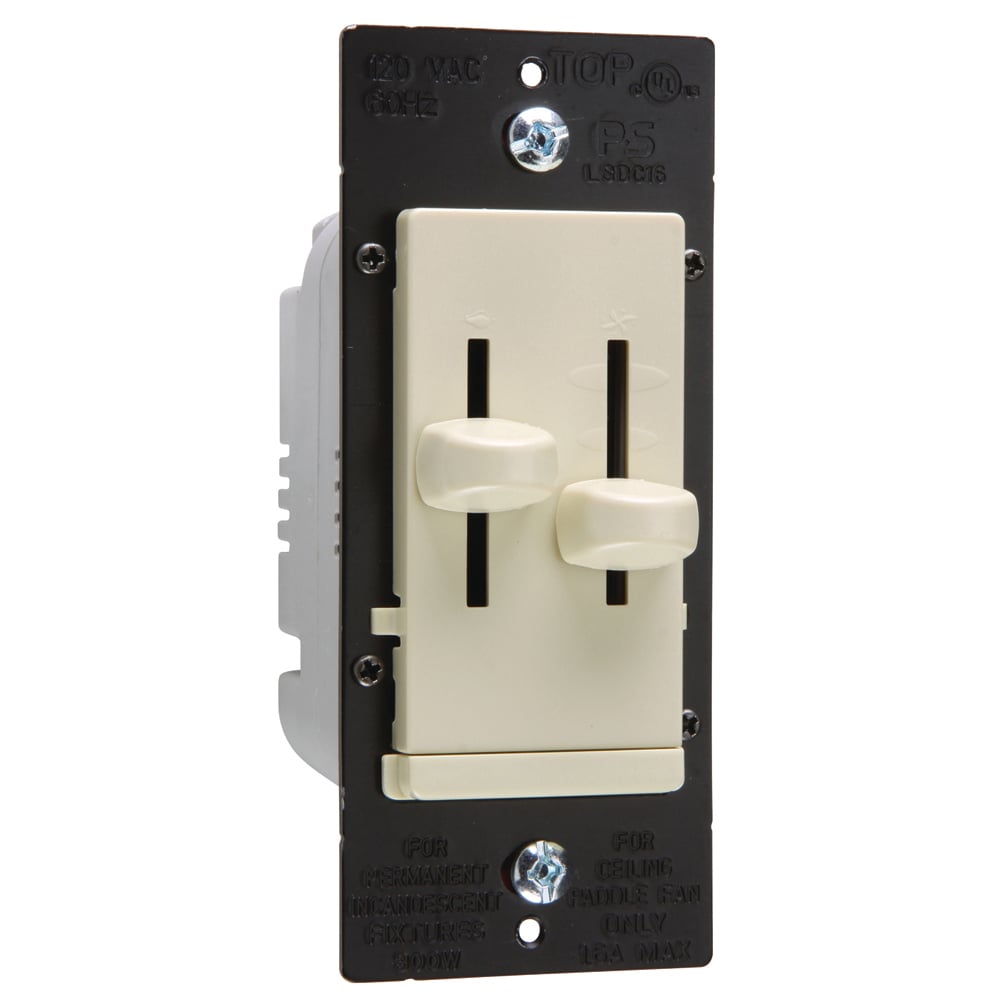 LSDC16IV LS Series Fan Speed Control/Dimmer, Ivory