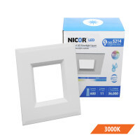 DLQ4 Series 4 in. Square LED Downlight Retrofit Kit in 3000K