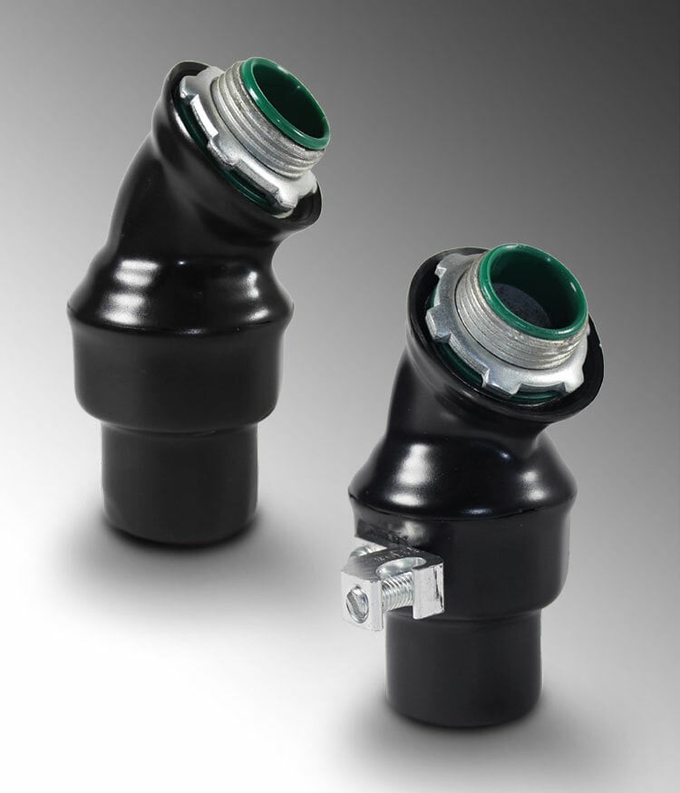 PVC Coated Galvanized Rigid LIQUID TIGHT CONNECTOR 3/4" Trade Size 45
