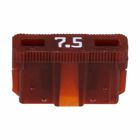Eaton Bussmann series ATC blade fuse, Color code brown, 32 Vdc, 7-1/2A, 1 kAIC, Non Indicating, Blade fuse, Blade end, Colored plastic housing