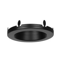 DLR4 (v5) Series Powder Coat Black Steel Faceplate Trim