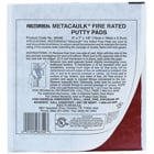 Fire Rated Putty Pad, 6 x 7 x 1/8 in. Size, Water Resistant