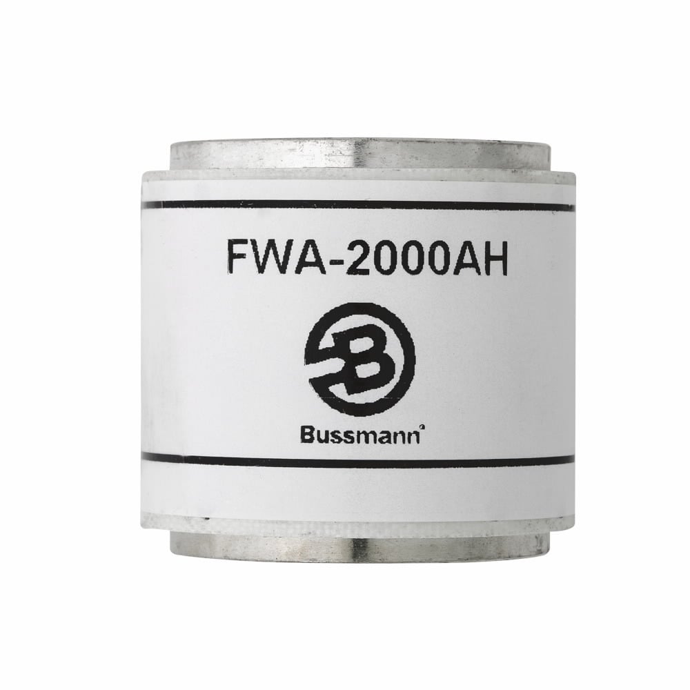 Eaton Bussmann series FWA high speed fuse, 500 Vac (0.25-6.3A), 500 Vdc (2-5A), 2000A, 200 kAIC Vac, 50 kAIC at 120 Vdc, None, High speed fuse, Flush, stud