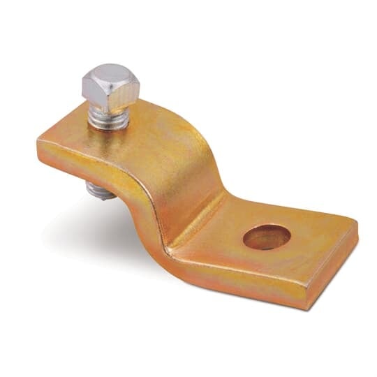 Bracket, Z Shape, Total Length 3 Inches, Top Length 1 Inch, Rise 1 Inch, Width 1-1/2 Inch, Set Screw 1/2 Inch x 1-1/2 Inch, Steel, For use with A-1200 and A-1400 Channel