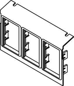 AC8105 & AC8850 PLATE FOR 3 ACT BEZ