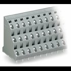 Triple-deck PCB terminal block; 2.5 mm; Pin spacing 7.5 mm; 18-pole; CAGE CLAMP; 2,50 mm; gray