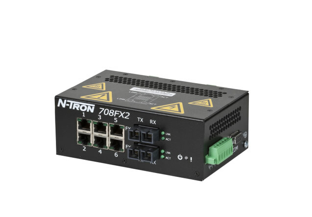 708FX2 Managed Industrial Ethernet Switch, SC 2km