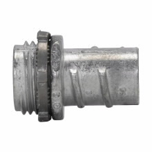 Eaton Crouse-Hinds series screw-in type connector, FMC, Straight, Non-insulated, Zinc die cast, 2"