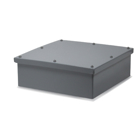 Large PC Junction Box, Length 20 Inches, Width 18 Inches, Depth 8 Inches, Material PVC, Color Gray