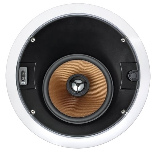 Designed specifically for home theater applications, the 7000 Series Angled Speaker features an angled driver and adjustable tweeter for optimum positioning. It flush mounts into the ceiling for a clean, seamless installation.