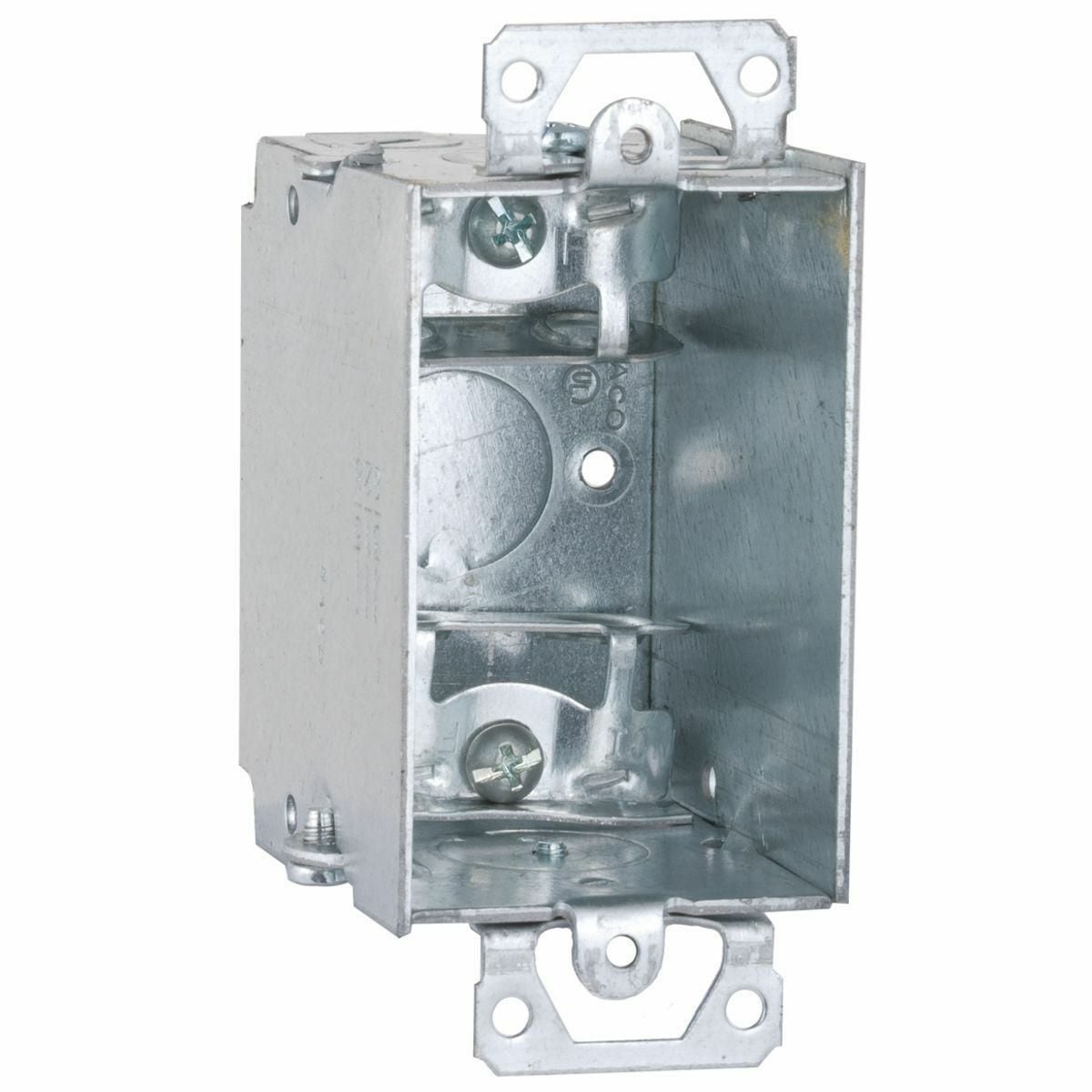 2-1/2 In. Deep Switch Boxes - Gangable with AC/MC/Flex Clamps,PlasterEars