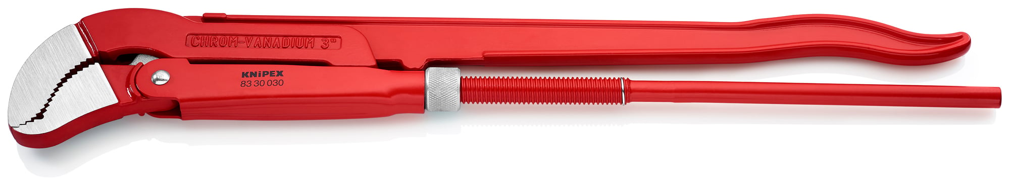 Swedish Pipe Wrench-S-Type, 29 3/4 in., Bare Handles