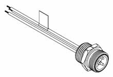 MC 2P MR 12IN. 16/1  PVC