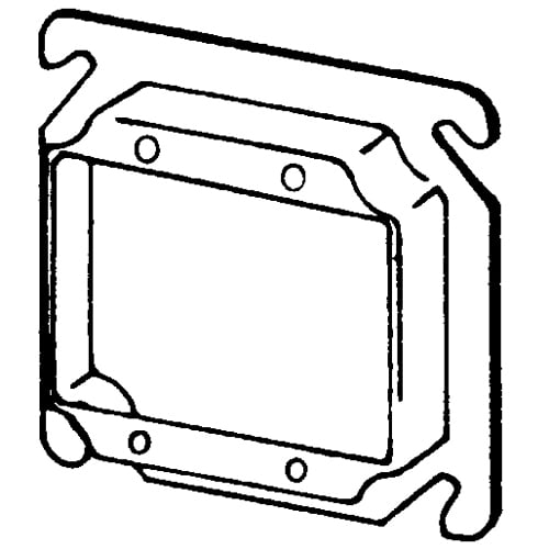 Features:Configuration Double Device, Standard:UL E18095, Material:Steel, Shape:Square, Size:4 X 4 X 0.625IN, Cubic Capacity:8CI