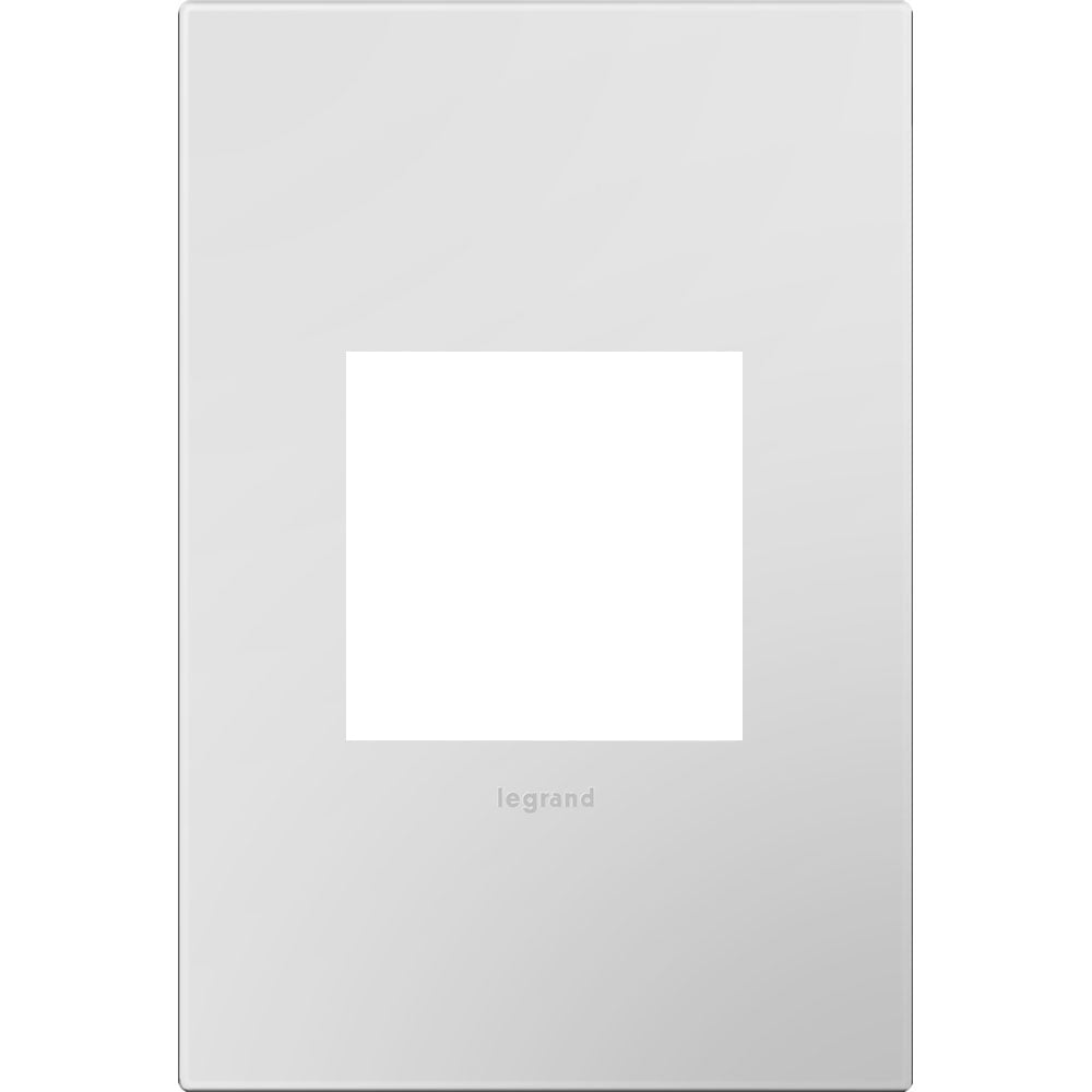 adorne 1Gang 2Module Powder White Wall Plate