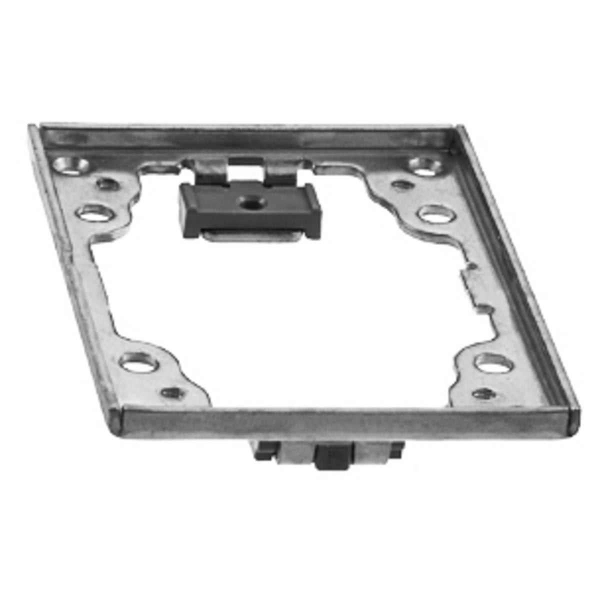Flush Concrete Floor Box Series, 1-Gang Cover Flange, Rectangular, Aluminum