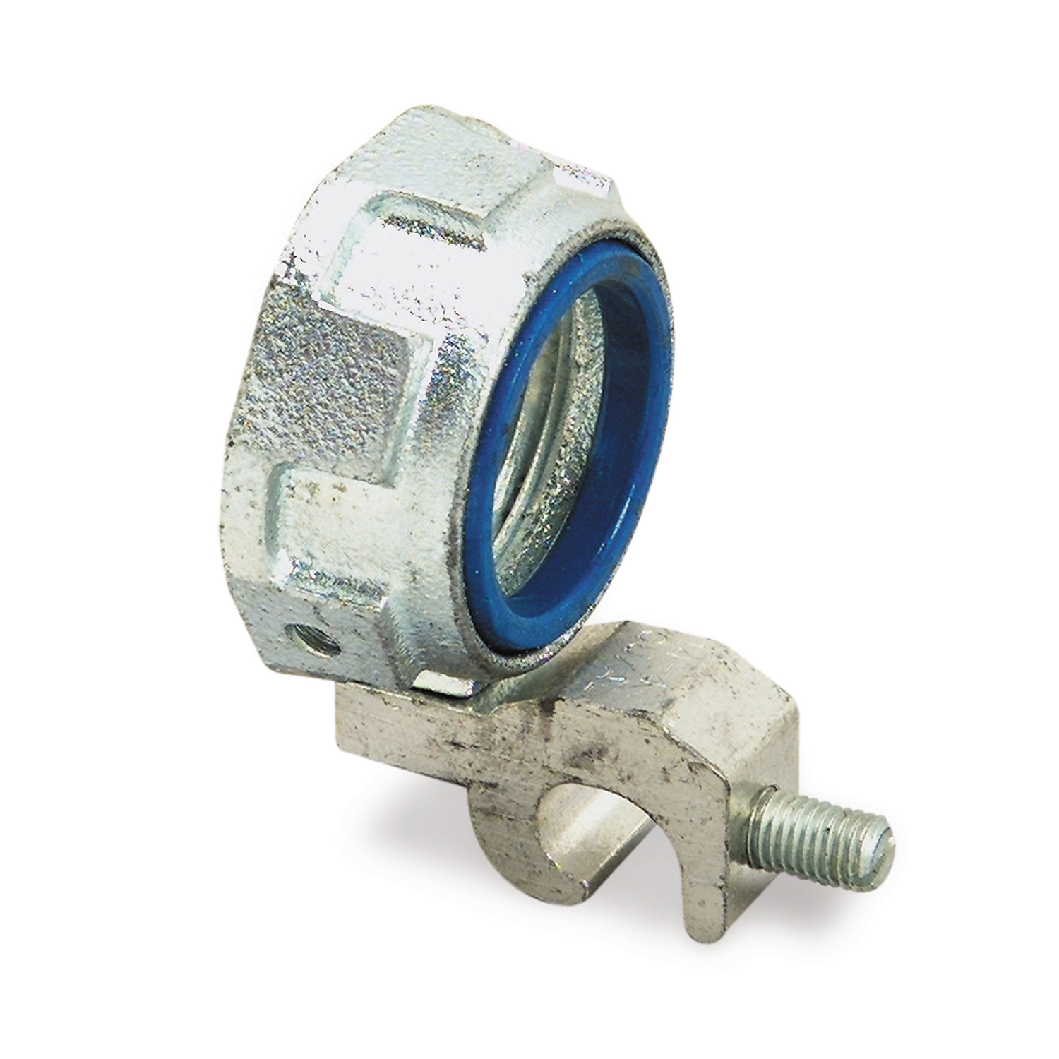 3 Inch Threaded Insulated Grounding Bushing, Aluminum, Electro Zinc Plated, Wire Range 8 to 2/0, Thermoplastic Insulator for Use with Rigid/IMC Conduit