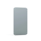 Mounting Plates Wall Mounted Enclosures, AMP, 970x550x12mm, Galvanized, Steel