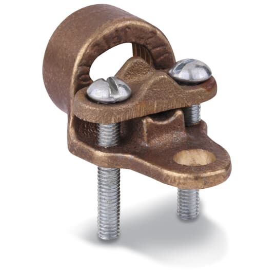 Conduit Hub Ground Clamp for Wire Range 10 - 3/0, Conduit Size 1