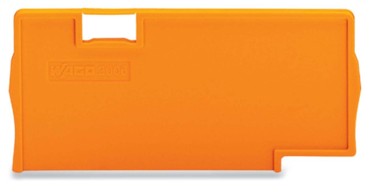 Seperator plate; 2 mm thick; oversized; orange