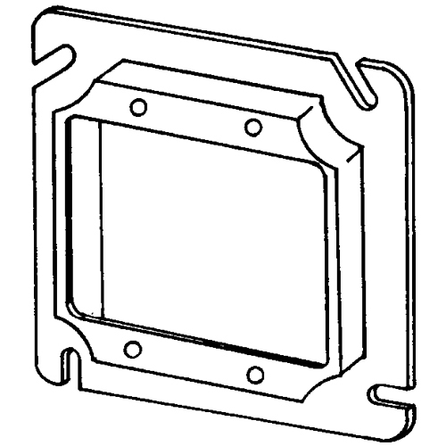 Features:Configuration Double Device, Standard:UL E18095, Material:Steel, Shape:Square, Size:4.6875 X 4.6875 X 0.5IN, Cubic Capacity:7.5CI
