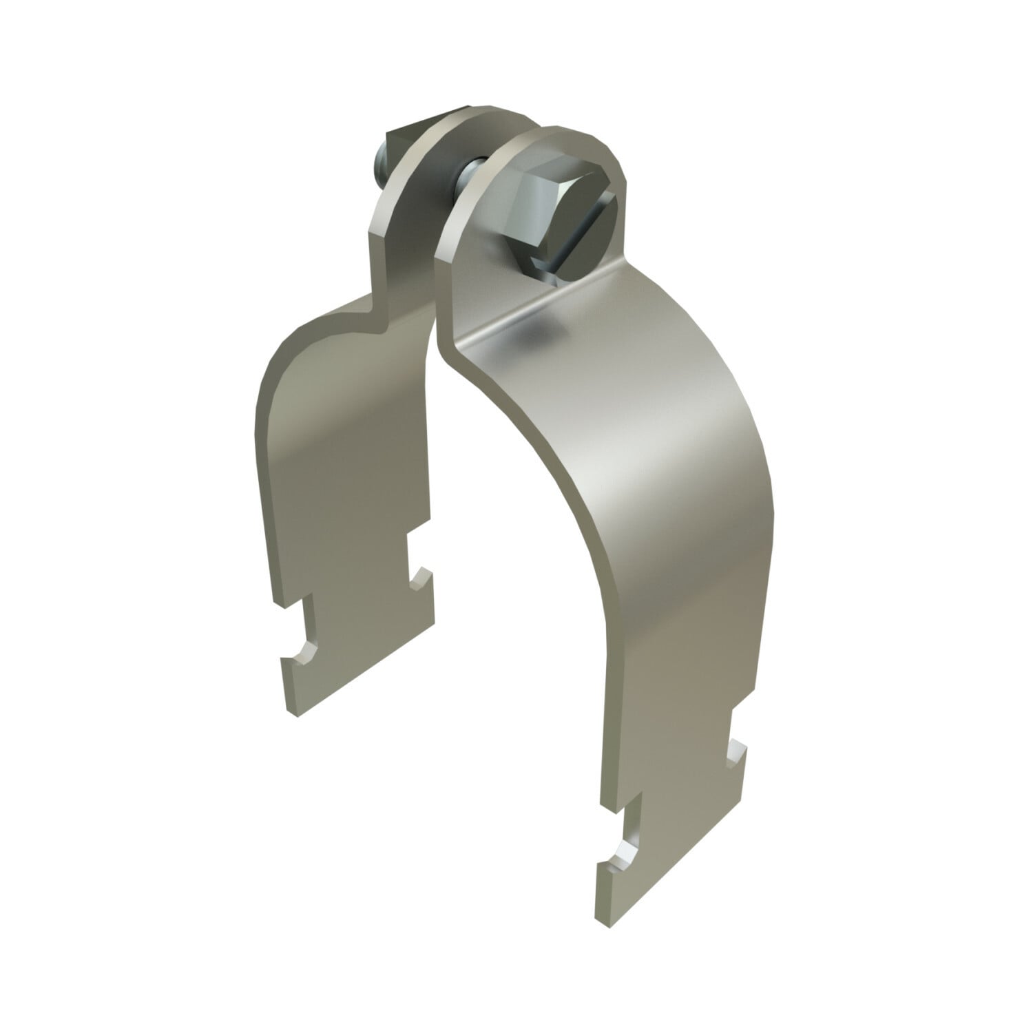 UNISTRUT PIPE CLAMP, 1-1/2", 1-1/4"x 3-7/16"x 2.12", SS